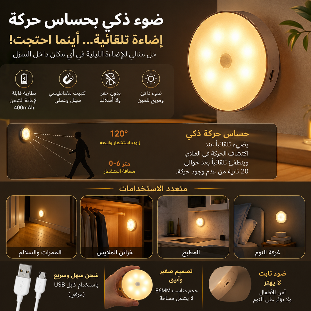 💡2 Smart Light LED Automatique